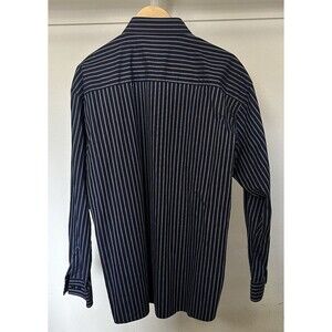 Kenneth Cole Reaction Button Up Shirt Men's XL 17 Long Sleeve 34-35 100% Cotton